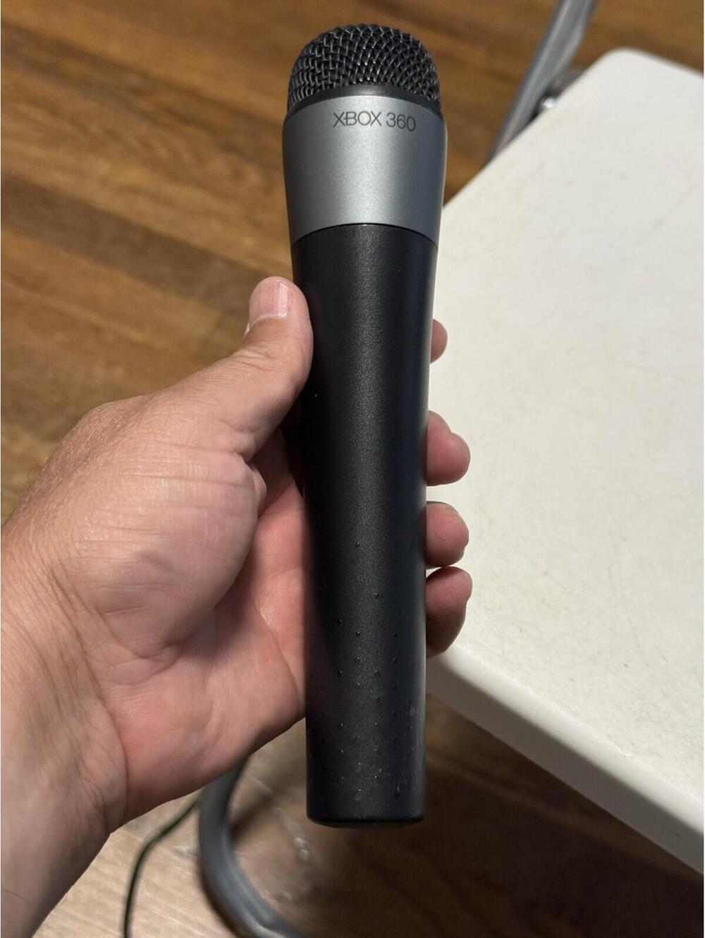 Microsoft Wireless Microphone For Xbox 360 Black Tested!! Model 1380